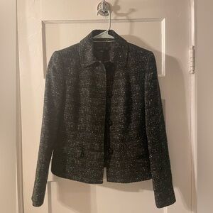 Anne Klein NWT (never worn) black and silver suit set. Size 4.